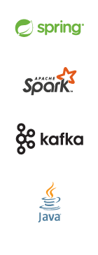 Dev Talks 2022 webinar Java logos Spring, Spark Kafka e Java